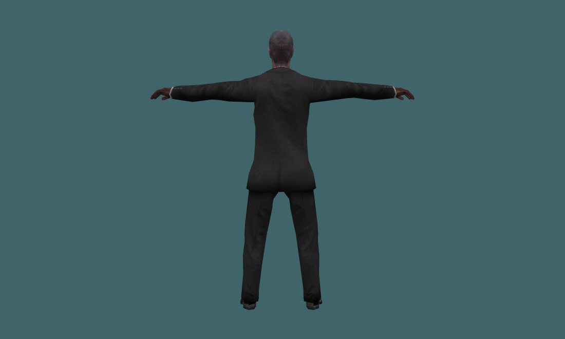 Nigga - Human Model - back - GoldSrc Studio preview