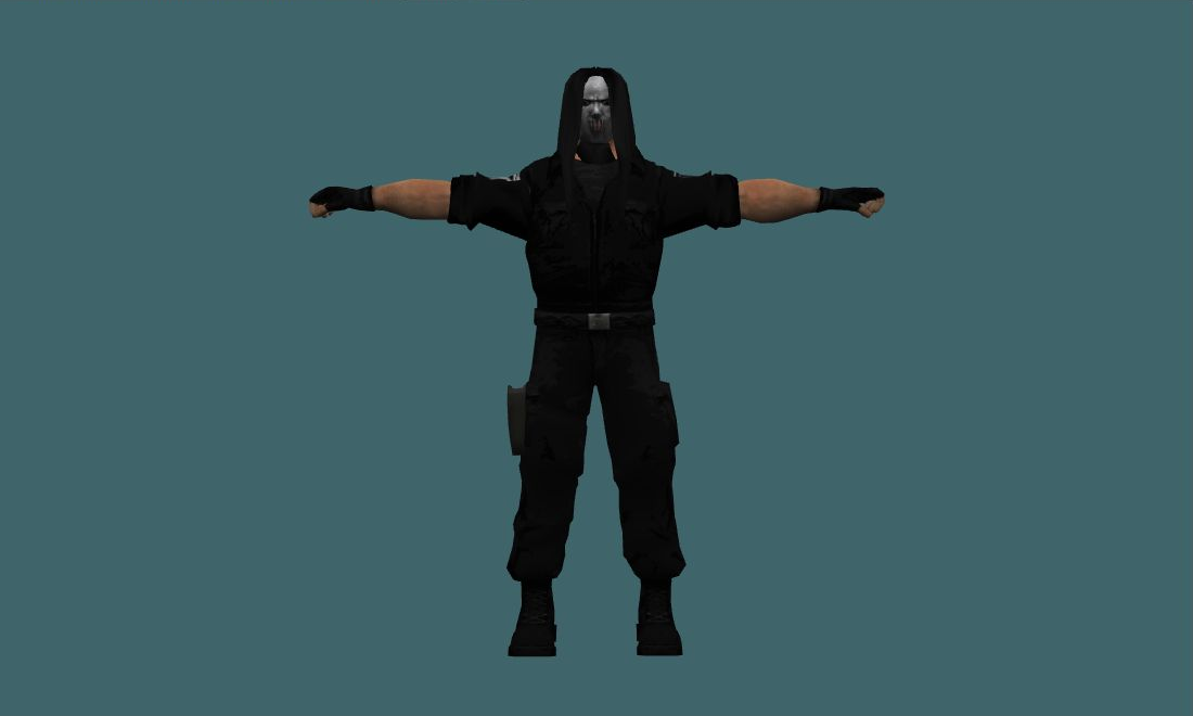 Mick Thomson - Human Model - front - GoldSrc Studio preview