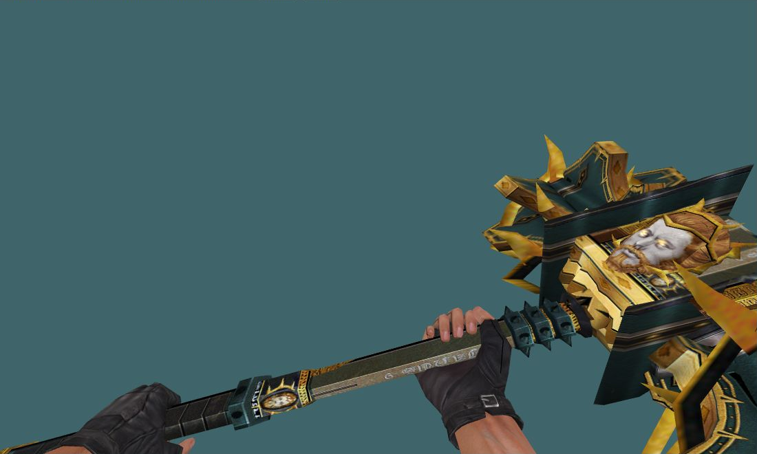 War Hammer Janus — Human Melee - angled - GoldSrc Studio preview