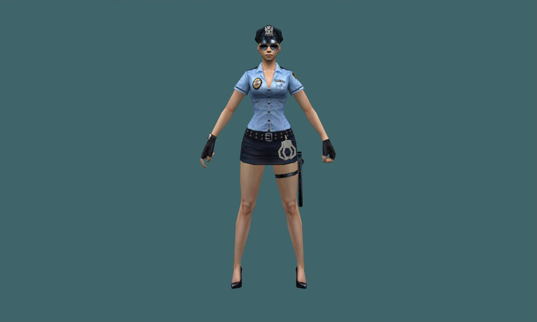 Rebecca - Human Model - front - GoldSrc Studio preview