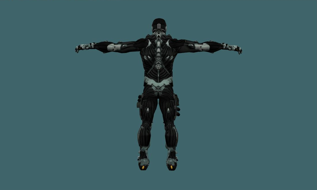 Nanosuit (Remake) - Human Model - back - GoldSrc Studio preview
